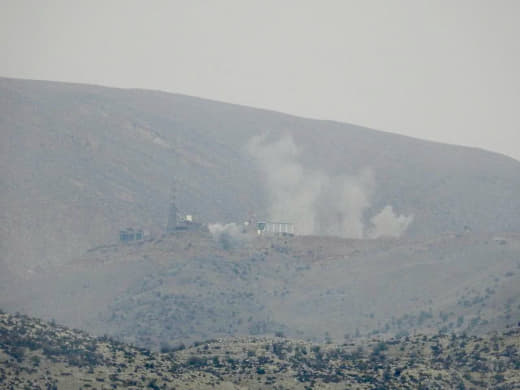 #Urgent | Clashes around the military “radar” site in the occupied Shebaa Farms heights.