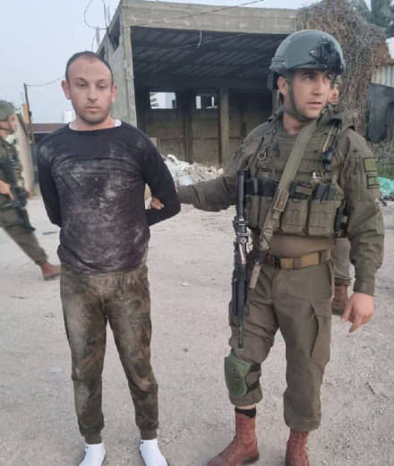 The occupation army arrests the perpetrator of the Jordan Valley operation, who is Muhammad Mahmoud Al-Saadia from the c