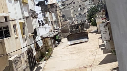 Camp square in Jenin