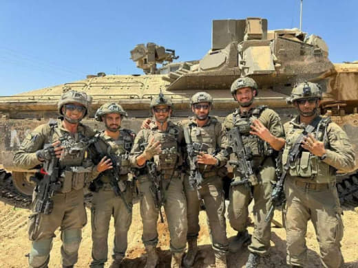 The Israeli unit that participated in liberating the Israeli prisoners this morning