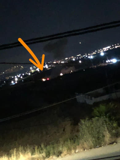 Fire broke out inside the occupation enclave after they detonated mines in the Jenin plain
