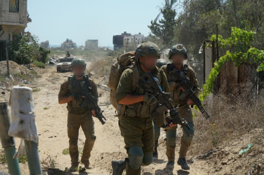 #Photos | From the ongoing aggression on the Gaza Strip, the occupation army publishes pictures from Rafah.