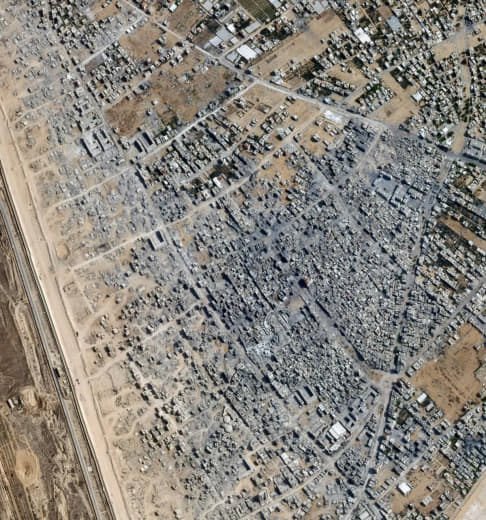 Rafah city Al-Balad, Al-Awda, Western Market, Yabna Camp, and Al-Shaboura area - on 6/7