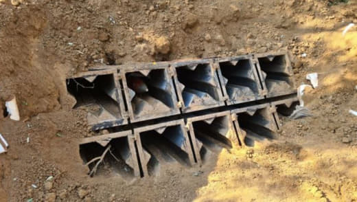 The missile platform used in Tulkarm