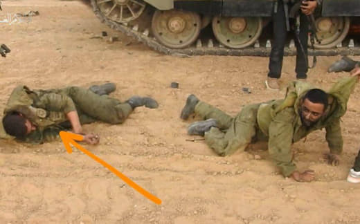 Settlers' sites The soldier who was pulled from a tank on October 7 on the Gaza border was returned tonight