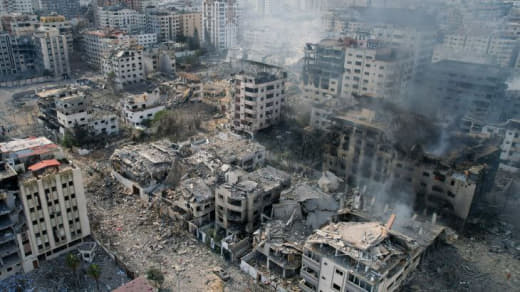 Qatar says it categorically rejects any attempt to forcibly displace Palestinian civilians in the Gaza Strip.