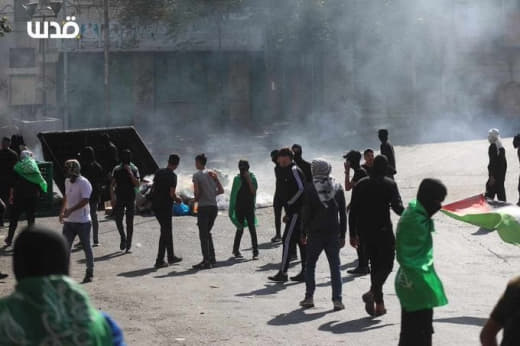 Following a rally expressing solidarity with Gaza, violent confrontations erupted between Palestinians and the Israeli o