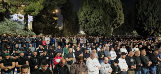 Tens of thousands of worshippers perform prayers at al-Aqsa Mosque despite Israeli restrictions in the occupied city of 