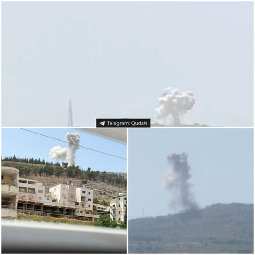 BREAKING: The Lebanese resistance attacks three military outposts for the Israeli occupation army in the north of occupi