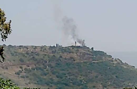 BREAKING: The Lebanese resistance attacks an Israeli military outpost in the Israeli-occupied Shebaa Farms in southern L