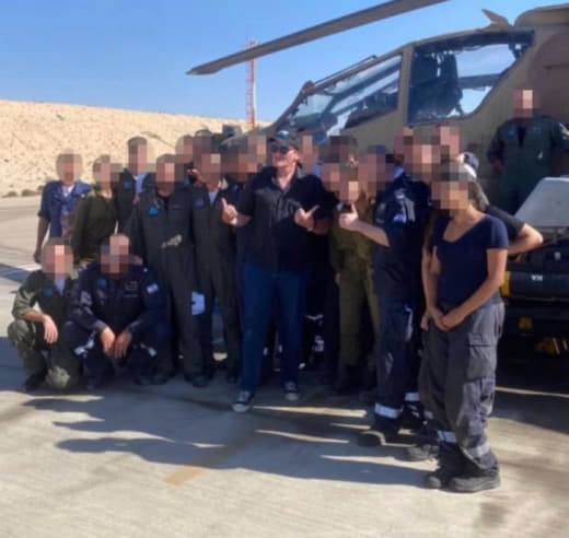 American filmmaker Quentin Tarantino visits an Israeli military base near the Lebanese border, stating his support for I