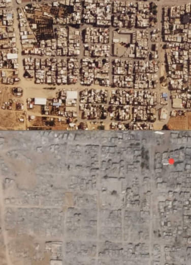 This is how the Israeli occupation's "limited" offensive has left the Brazil neighborhood in Rafah city, as shown in the