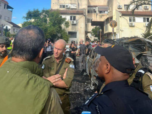 According to Israeli daily Maariv, 12 homes have been damaged, cars burned, and trees fallen in the Kiryat Bialik settle