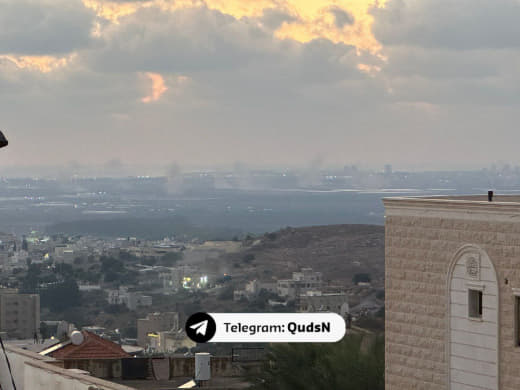 Breaking | Dozens of rockets fired from Lebanon have hit areas in the occupied city of Akko, northern Israel.