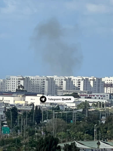 Breaking | According to Israeli media reports, multiple rockets have struck the city of Nahariya in northern Israel, lau