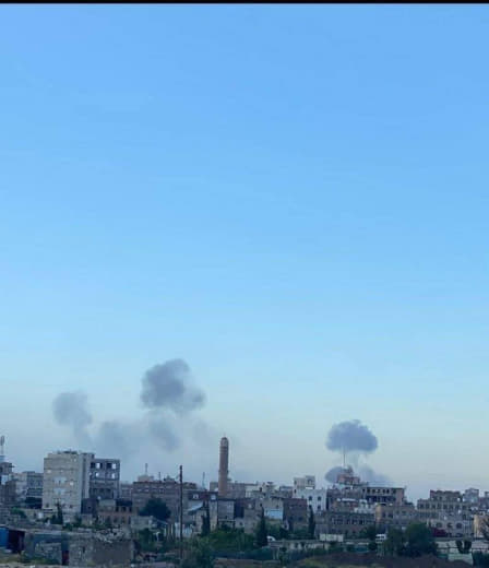 Breaking | A series of airstrikes targets the Yemeni capital, Sana’a.