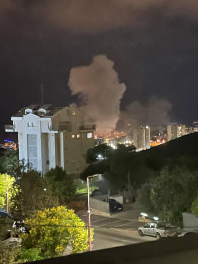Breaking | Barrage of rockets fired from Lebanon struck Israeli settlements in Haifa.