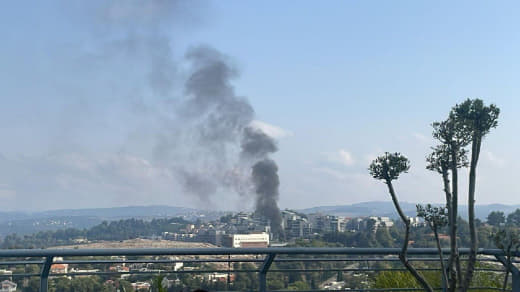 BREAKING: Rockets fired from Lebanon hit the Israeli settlement of Ma'alot in northern occupied Palestine.