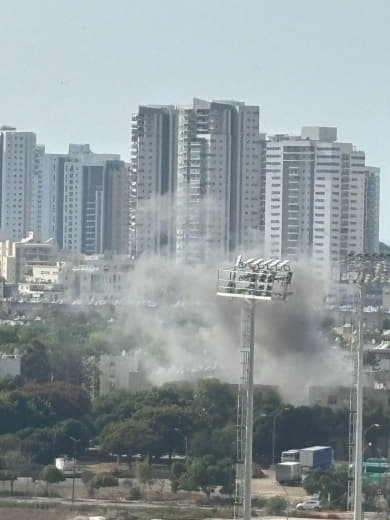 BREAKING: Casualties reported in the Israeli settlement of Kiryat Balik, north of occupied Palestine, following a barrag