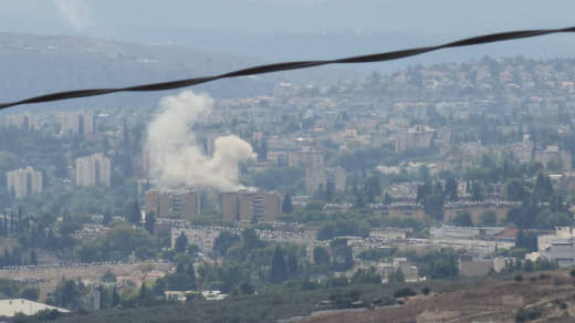 BREAKING: Rockets launched from Lebanon hit the colonial Israeli settlement of Karmiel in northern occupied Palestine.