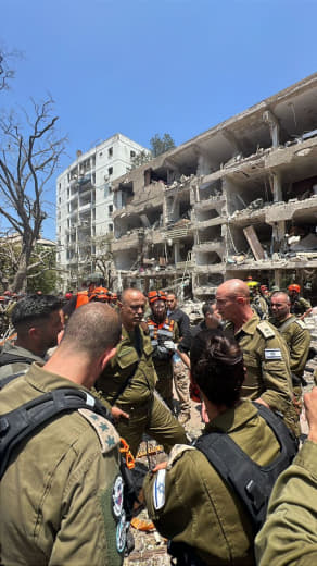 ⚡️ Deputy Chief of Staff of the Occupation Army Tamir Yadai and Internal Front Commander Rafi Milo at the sites that wer