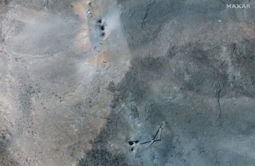 Satellite imagery reveals the aftermath of the U.S. airstrike on Iran’s underground Fordow nuclear facility last night. 