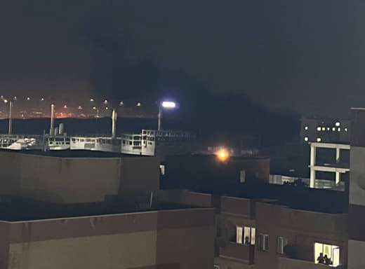 ⚡️ Urgent | Occupation aircraft launches an airstrike on the city of Tabriz in Iran.