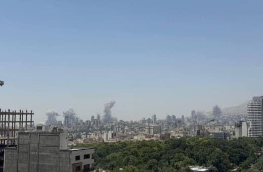 🚨 The occupation has launched violent raids in areas in northwest and east Tehran, as well as several locations in the c