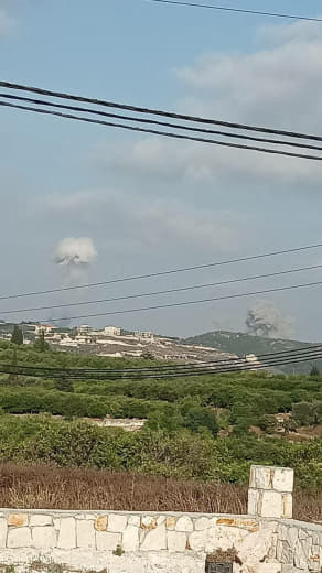 ⚡️ Images document the second wave of occupation raids on southern Lebanon.
