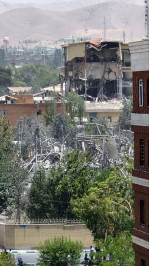 ⚡️ Destruction effects in a Basij mobilization forces building southeast of Tehran due to Israeli occupation bombardment