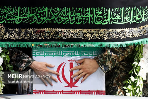 ⚡️ Images from the funeral procession of the martyrs who were killed during the Israeli aggression on Iran.