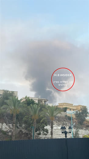 ⚡️ An Iranian missile has directly struck Beersheba in southern occupied Palestine, as shown in the image.