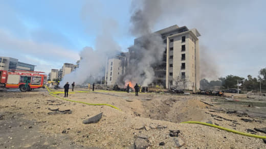 ⚡️ From the location of the Iranian missile strike in occupied Beersheba