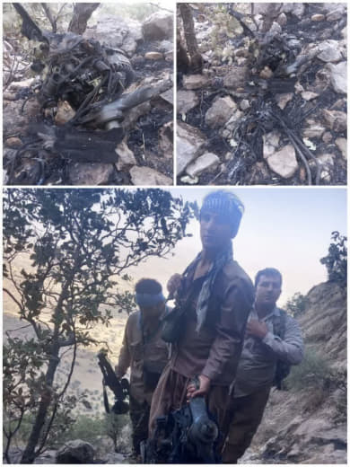 ⚡️ Israeli drone wreckage found after being shot down by Iranian air defenses in Lorestan Province, western Iran