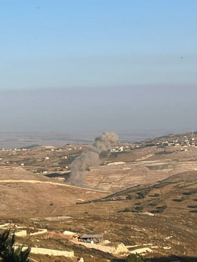 Urgent | Lebanese sources: The Lebanese Army detonates ammunition remnants from the occupation in Ainatha field, Bint Jb