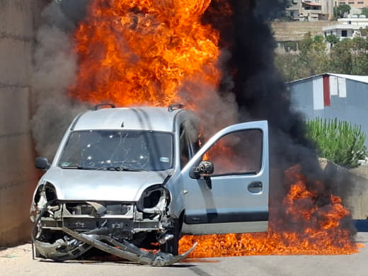 A vehicle was targeted by an Israeli drone attack this afternoon in the town of Bint Jbeil, southern Lebanon, marking th