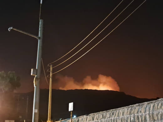 Israeli occupation airstrikes on the Iranian city of Shiraz.