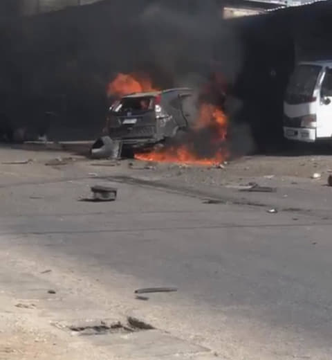 ⚡️ Lebanese sources: One martyr in occupation forces' bombing of vehicle in Aitroun, northern Lebanon