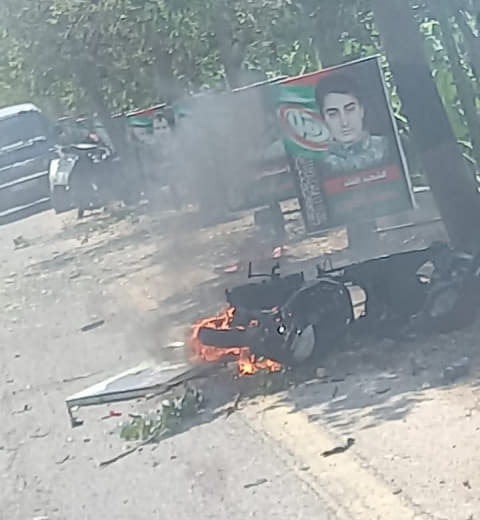 ⚡️ A young man was killed in a strike by an Israeli drone that targeted a motorcycle on the outskirts of the town of Man