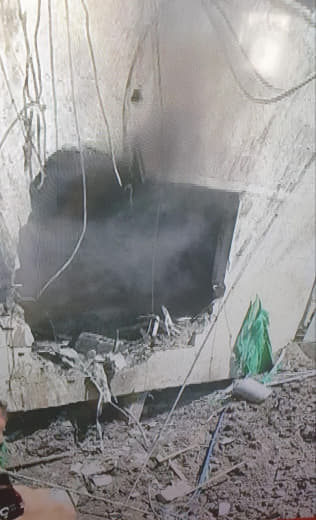 ⚡️ Another image of the building where an Iranian drone exploded after bypassing all occupation defense systems in occup