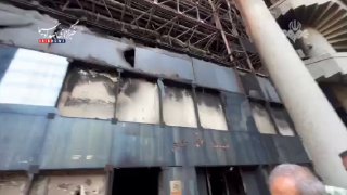 ⚡️ The Iranian President appears in Tehran and inspects the destruction at the Radio and Television Authority building f