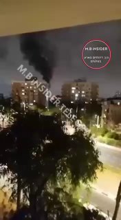 ⚡️ An Iranian missile strikes its target in Tel Aviv city in the center of occupied Palestine.