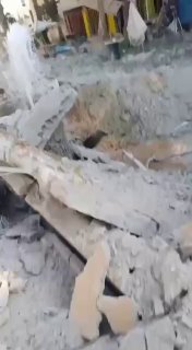 ⚡️ An Iranian missile explodes a water line and destroys settler and occupation infrastructure at one of the impact site