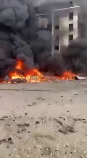 ⚡️ Additional scenes of fires and significant damage caused by Iranian missiles falling on occupied Beersheba