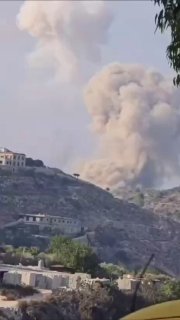 A series of heavy air strikes were carried out on Southern Lebanon in multiple areas, including Al-Ayshiyah, Mahmoudiyeh