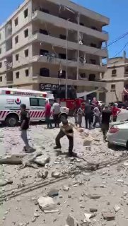 ⚡️ From the targeted site in the city of Nabatieh, southern Lebanon